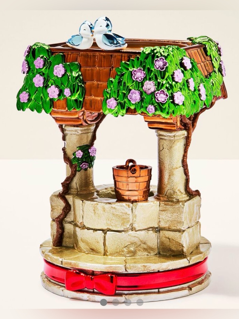 Bath & Body Works Disney Princess candle Wishing Well with Birds & Flowers